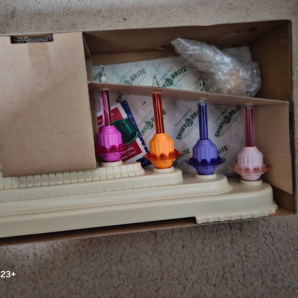 RARE CHRISTOPHER RADKO 9 BUBBLE LIGHT CHRISTMAS HOLIDAY CANDOLIER CENTERPIECE - Picture 10 of 14